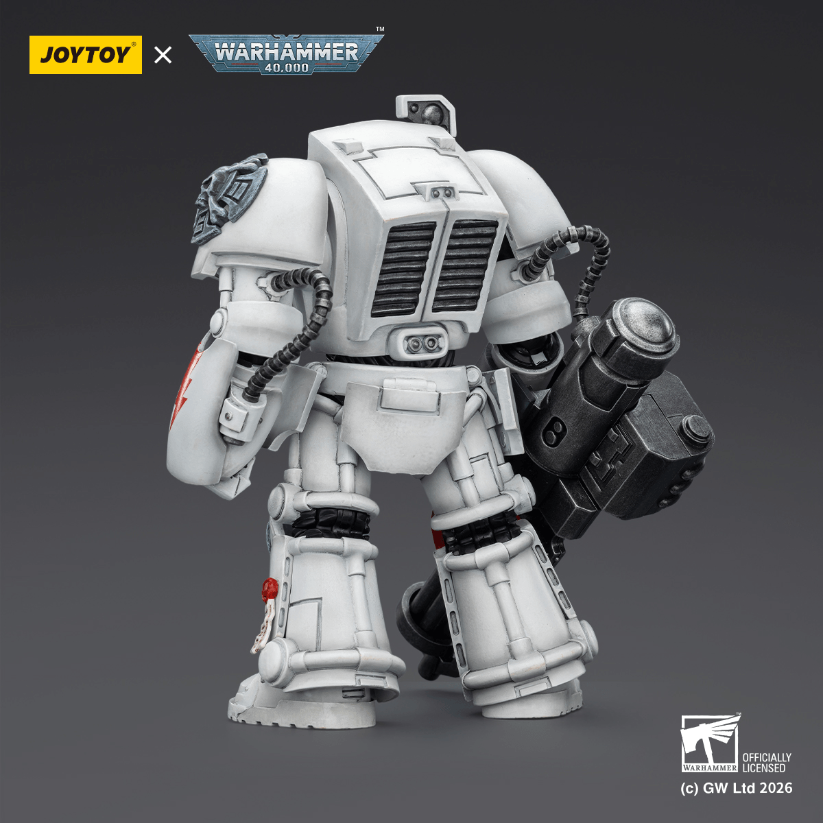 JOYTOY - White Scars Terminator 3 with Power Fist and Assault Cannon