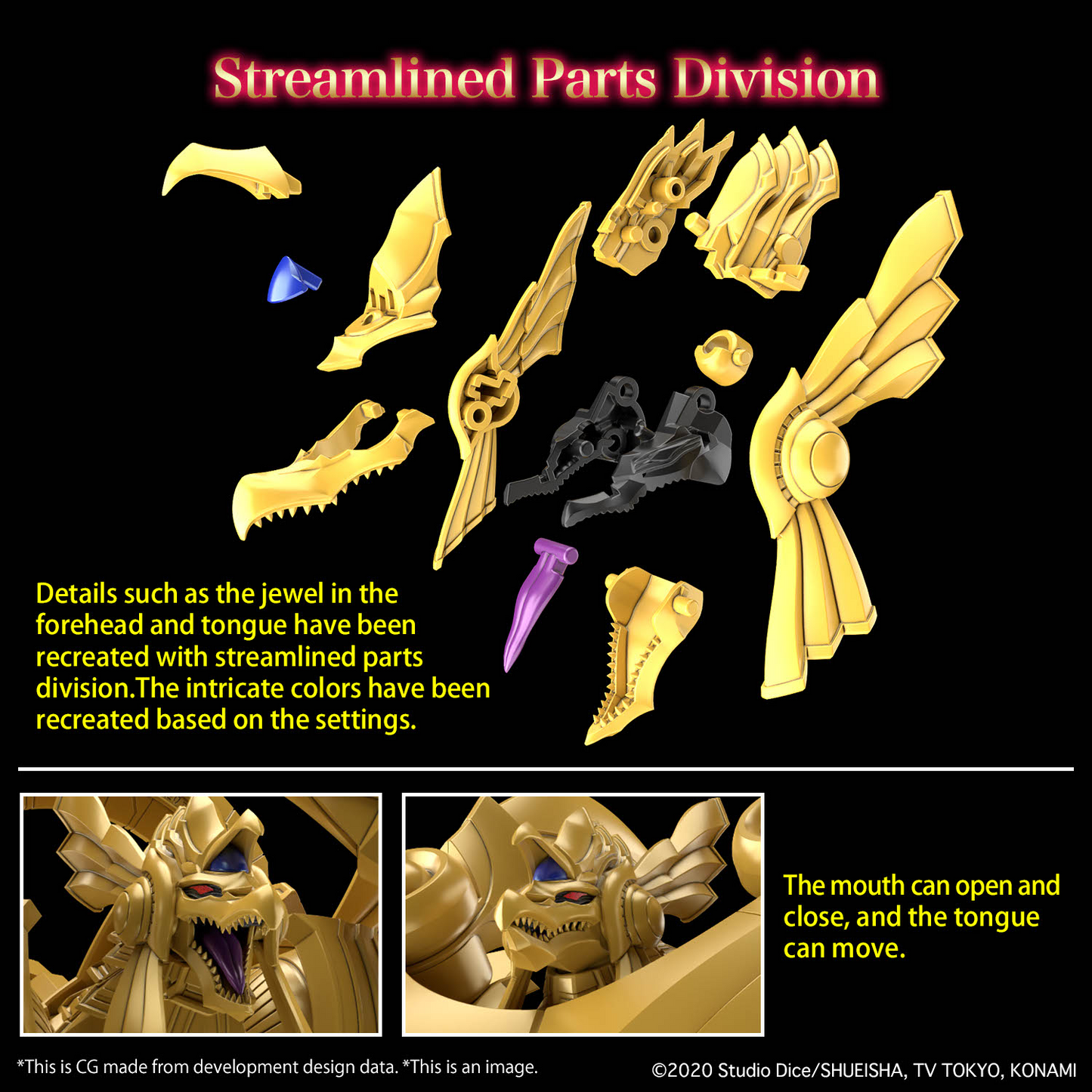 Yu-Gi-Oh! Egyptian God - The Winged Dragon of Ra Model Kit