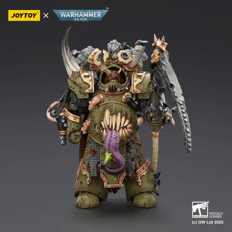 JOYTOY - Death Guard Deathshroud Terminator Champion with Manreaper and Plaguespurter Gauntlets (PRE-ORDER RELEASES FEB)