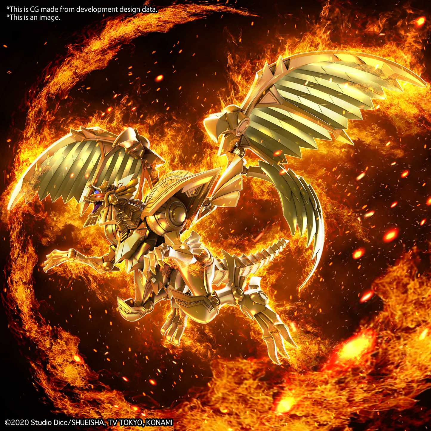Yu-Gi-Oh! Egyptian God - The Winged Dragon of Ra Model Kit