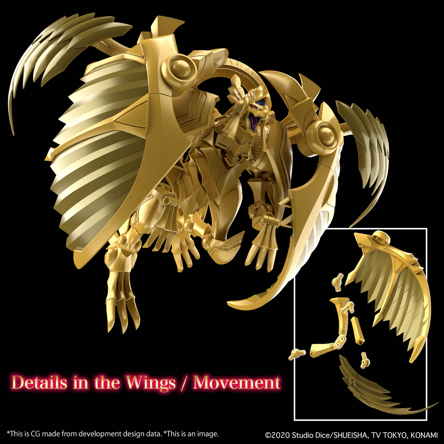 Yu-Gi-Oh! Egyptian God - The Winged Dragon of Ra Model Kit