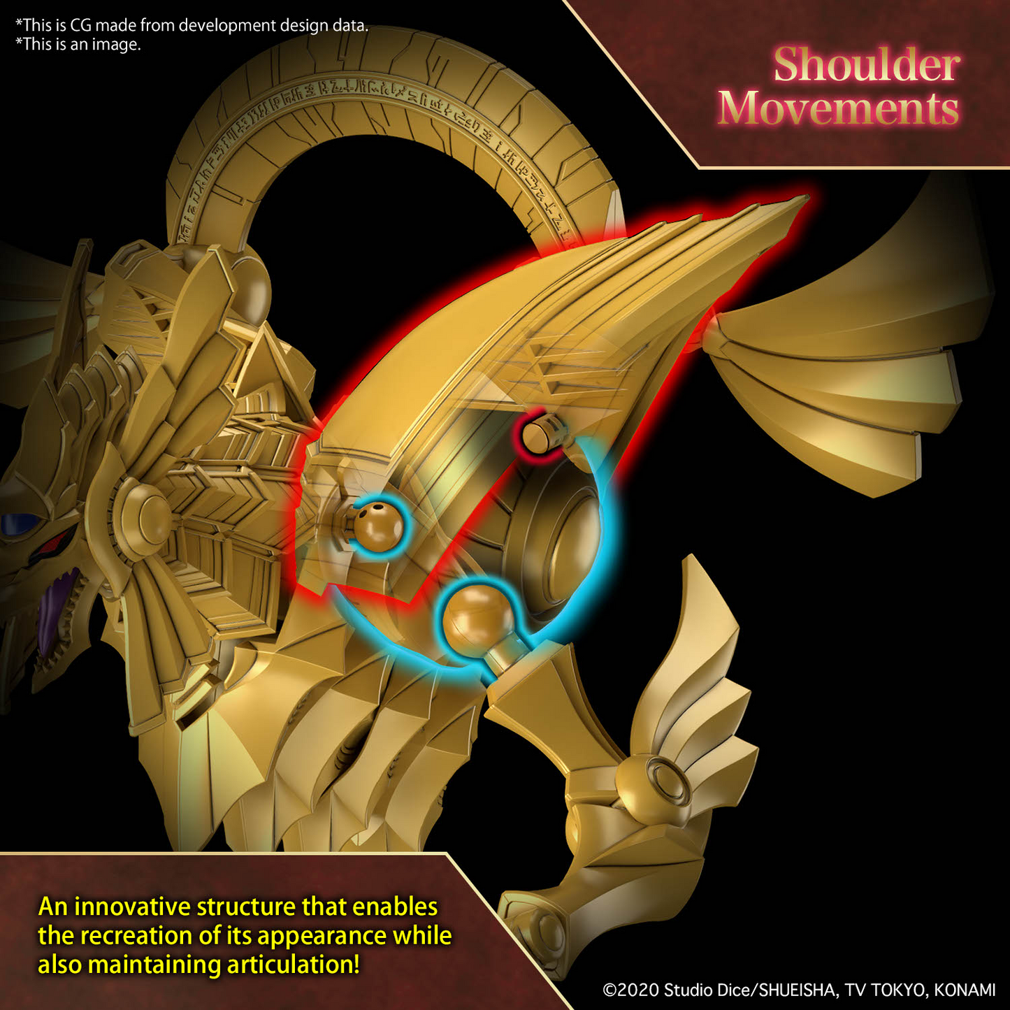 Yu-Gi-Oh! Egyptian God - The Winged Dragon of Ra Model Kit