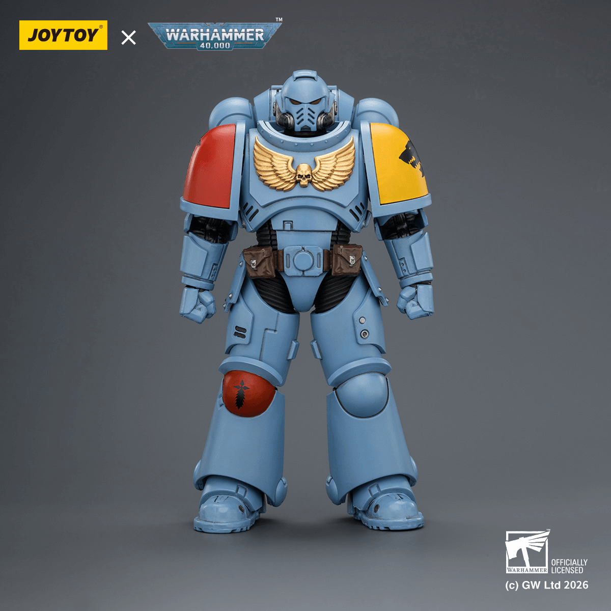 JOYTOY - Space Wolves Intercessor with Bolt Rifle, Bolt Pistol and Chainsword