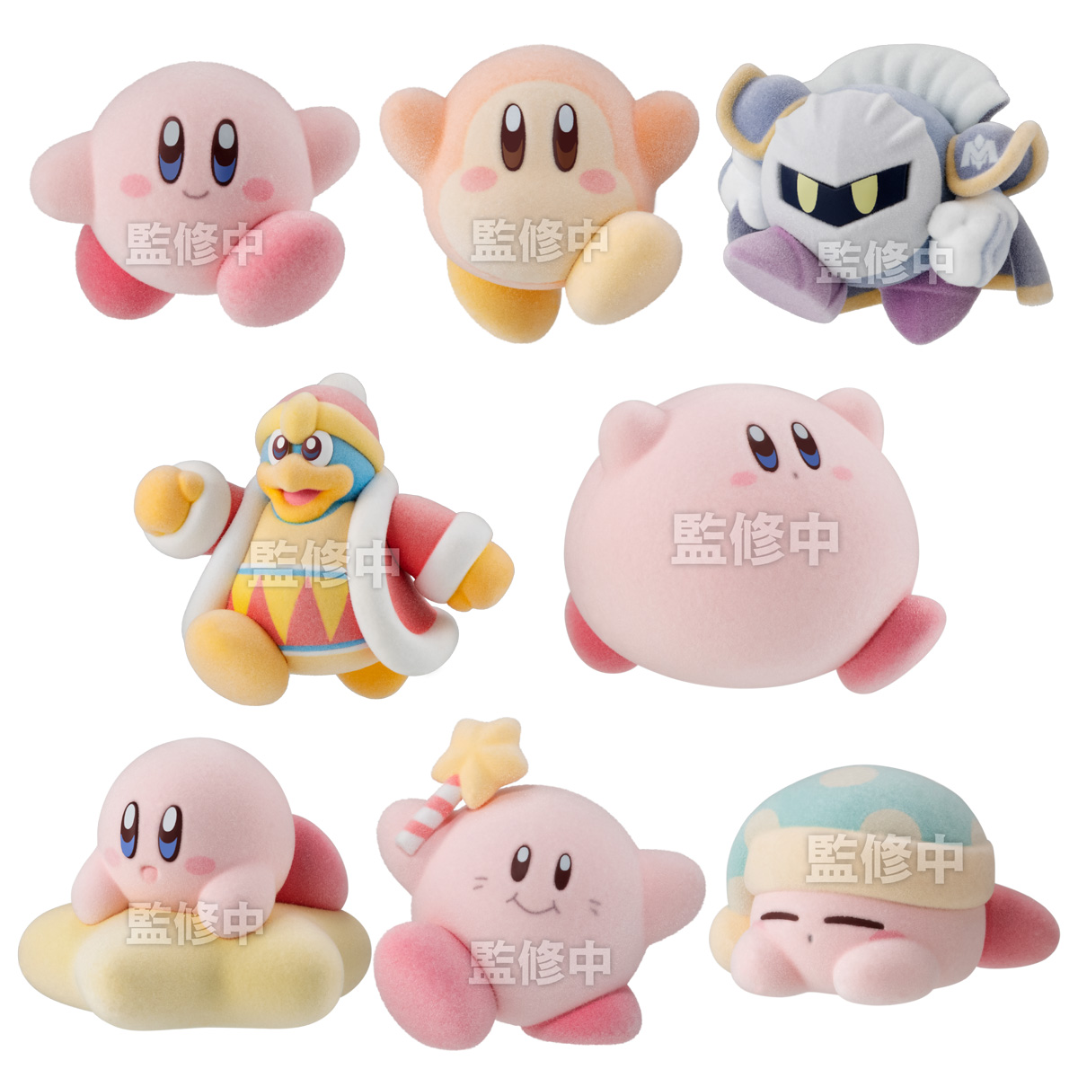 Kirby PuPuPu Flocky Doll, "Kirby" Bandai Shokugan