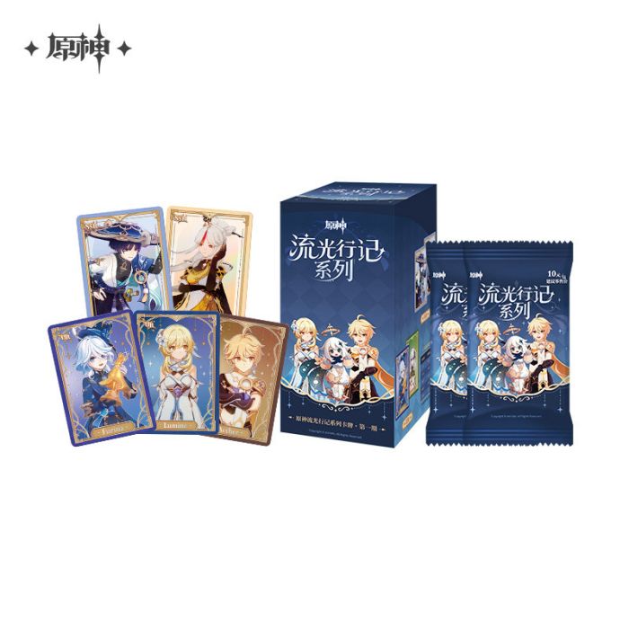 Genshin Impact Glowing Travelogue Card Series Box