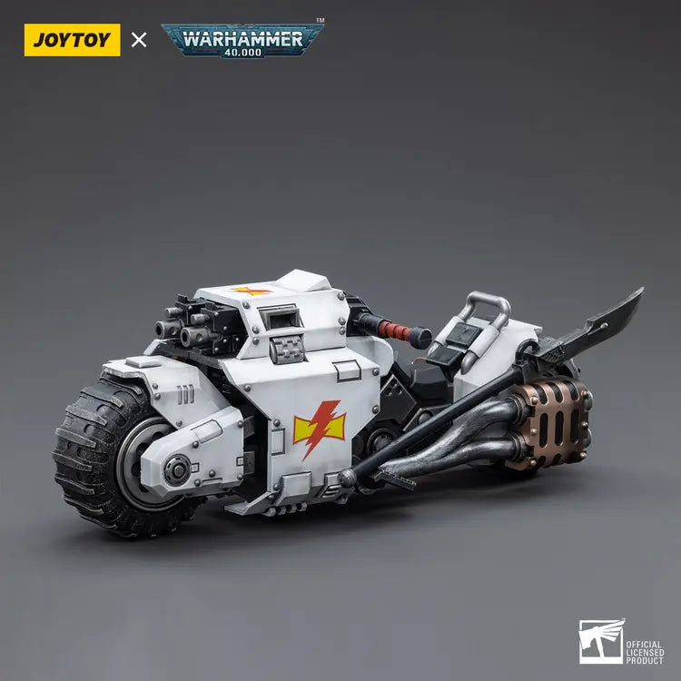 JOYTOY - White Scars Raider-pattern Combat Bike (PRE-ORDER RELEASES JULY)