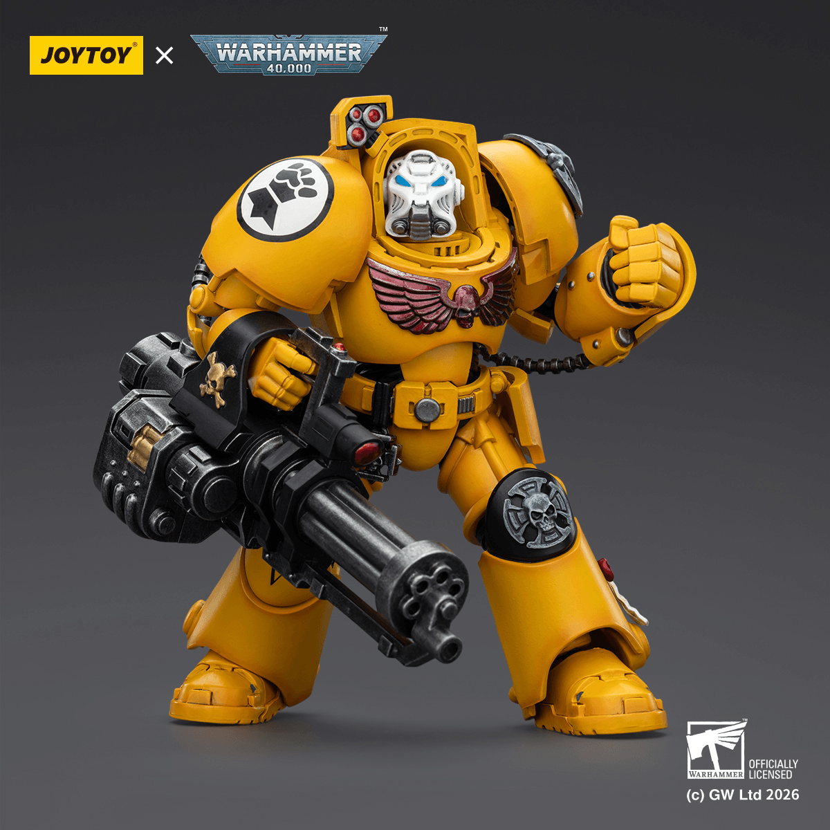 JOYTOY - Imperial Fists Terminator 3 with Power Fist and Assault Cannon