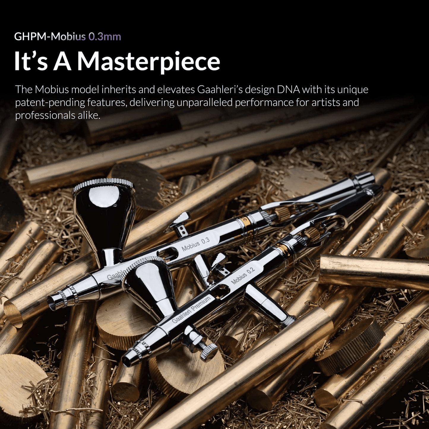 Gaahleri Premium Series Mobius 0.3mm Airbrush