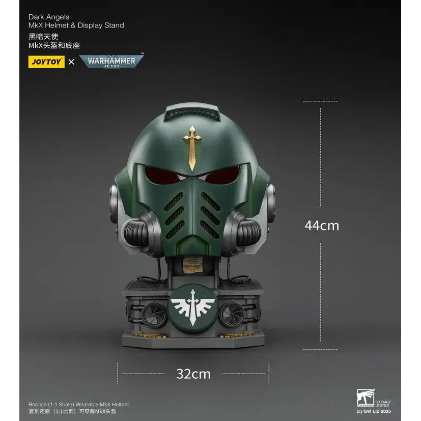 JOYTOY - Dark Angels MkX Helmet & Display Stand (PRE-ORDER RELEASES MAR)