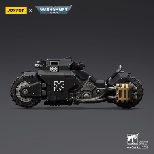 JOYTOY - Raven Guard Raider-pattern Combat Bike with twin-linked bolt rifles