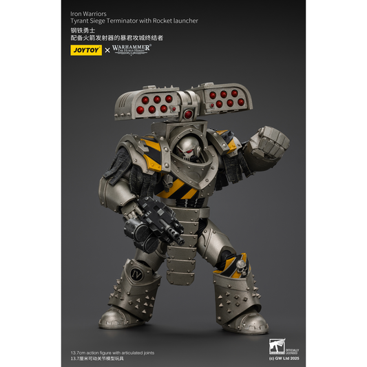 JOYTOY - lron Warriors Tyrant Siege Terminator with Rocket Launcher