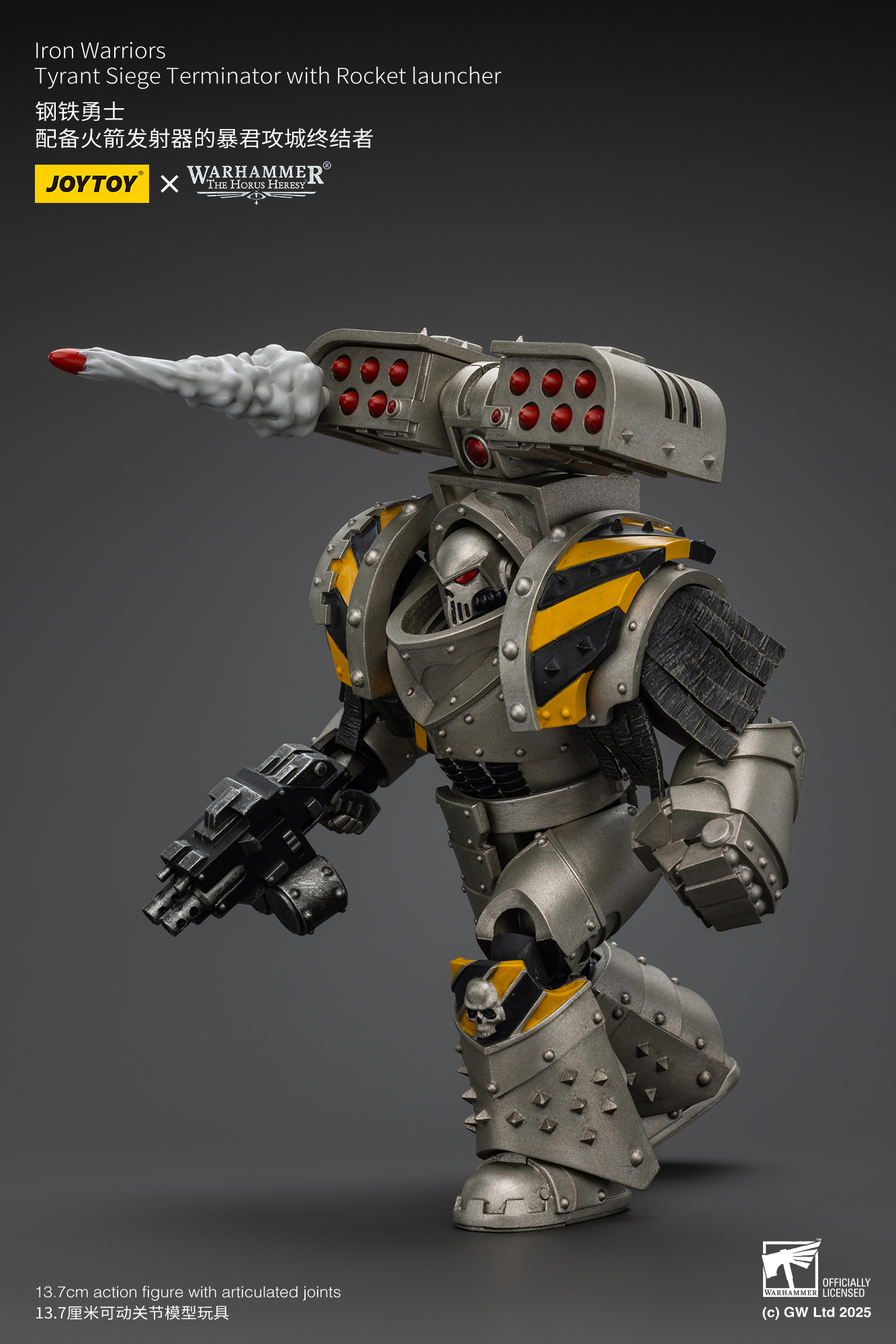 JOYTOY - lron Warriors Tyrant Siege Terminator with Rocket Launcher