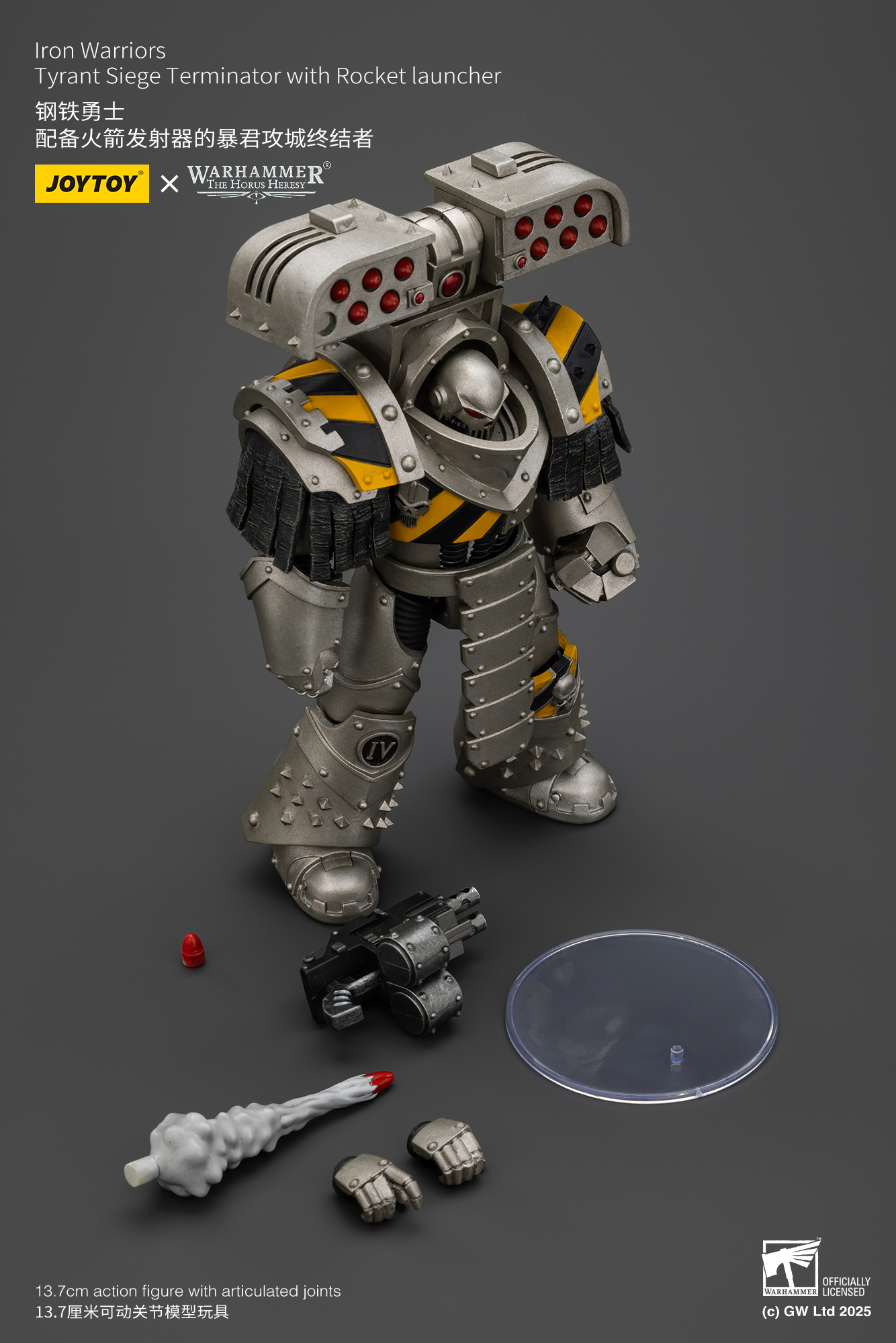 JOYTOY - lron Warriors Tyrant Siege Terminator with Rocket Launcher