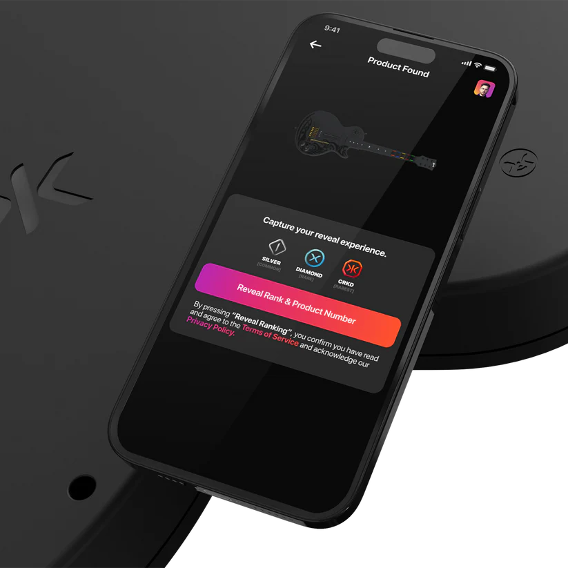 CRKD Gibson Les Paul Guitar Black Tribal Encore - Multi Platform