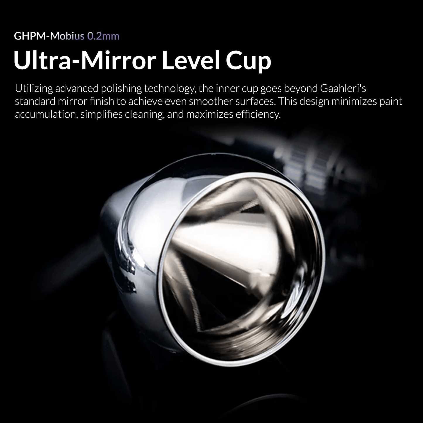 Gaahleri Premium Series Mobius 0.2mm Airbrush