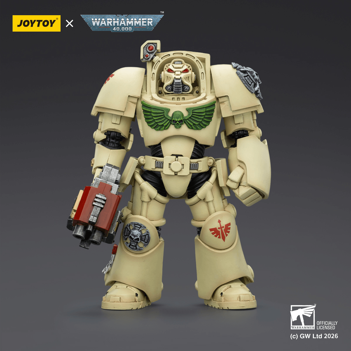 JOYTOY - Dark Angels Deathwing Terminator 2 with Power Fist and Storm Bolter