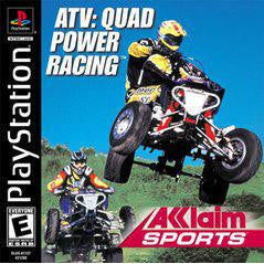 PlayStation game cover for 'ATV: Quad Power Racing' featuring two riders on ATVs.