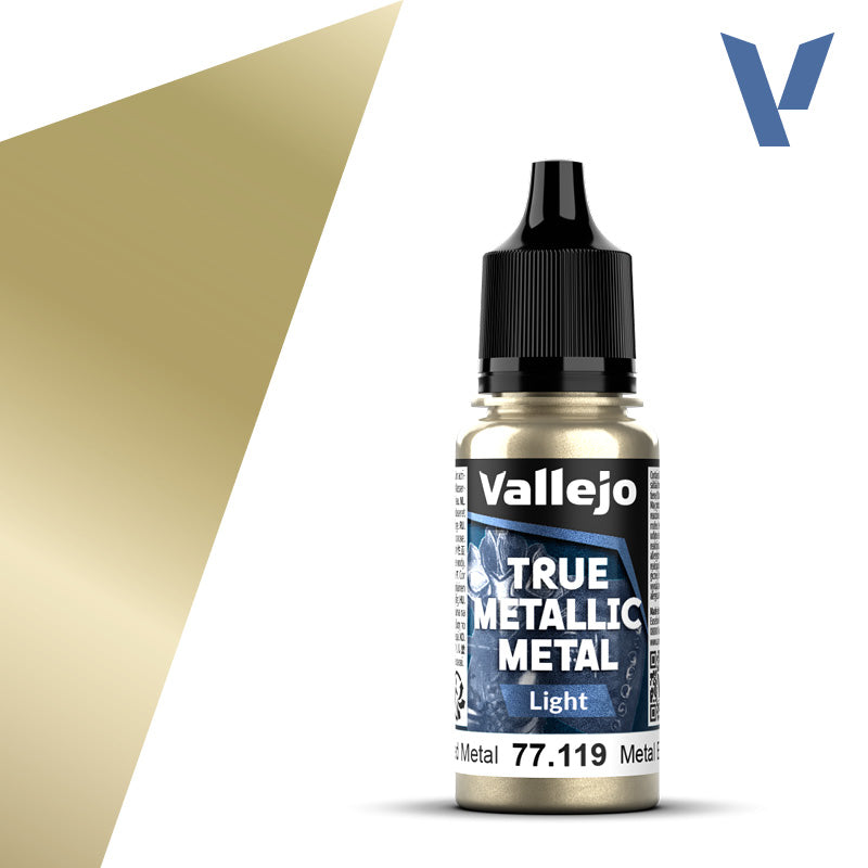 Vallejo - True Metallic Metal: Single Bottles – Aged Metal System 18ml