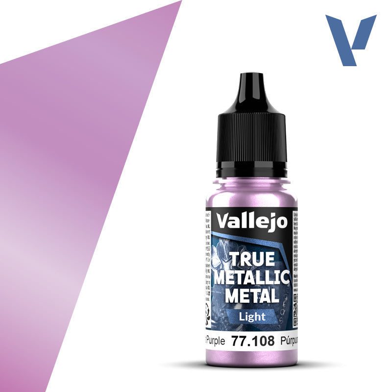 Vallejo - True Metallic Metal: Single Bottles – Amethyst Purple System 18ml