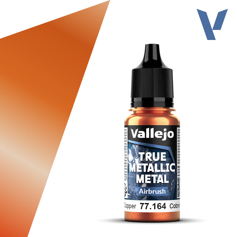 Vallejo - True Metallic Metal: Single Bottles – Ancient Copper System 18ml
