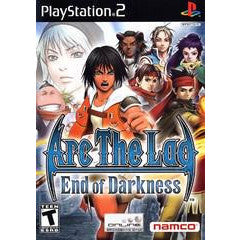 PlayStation 2 game cover for 'Arc The Lad: End of Darkness' featuring characters from the game.