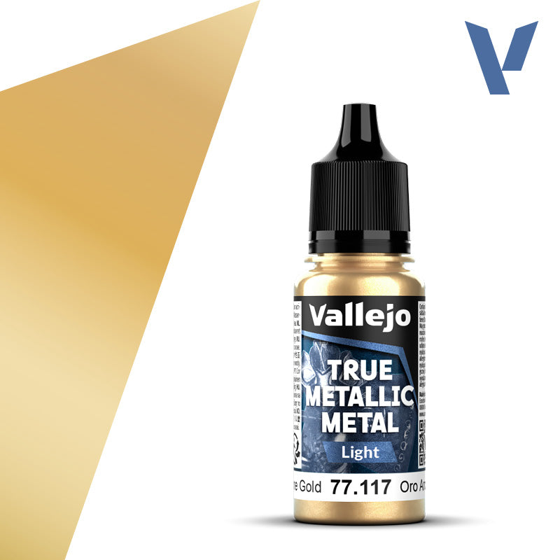 Vallejo - True Metallic Metal: Single Bottles – Arcane Gold System 18ml