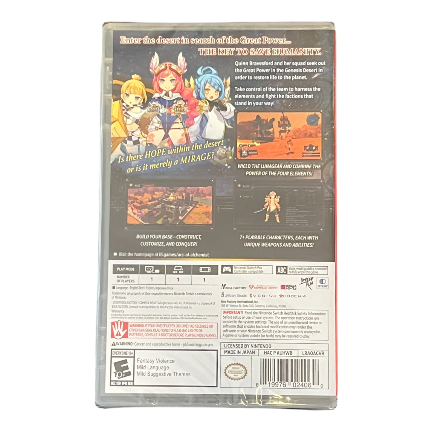 Arc of Alchemist (Switch) - Sealed