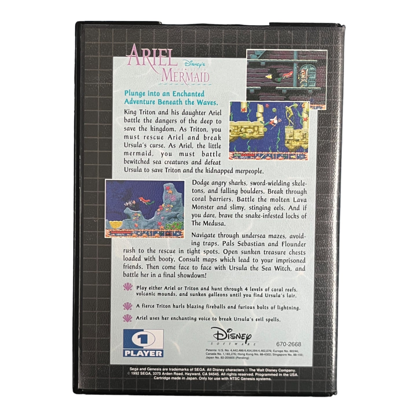 Ariel The Little Mermaid (Sega Genesis)