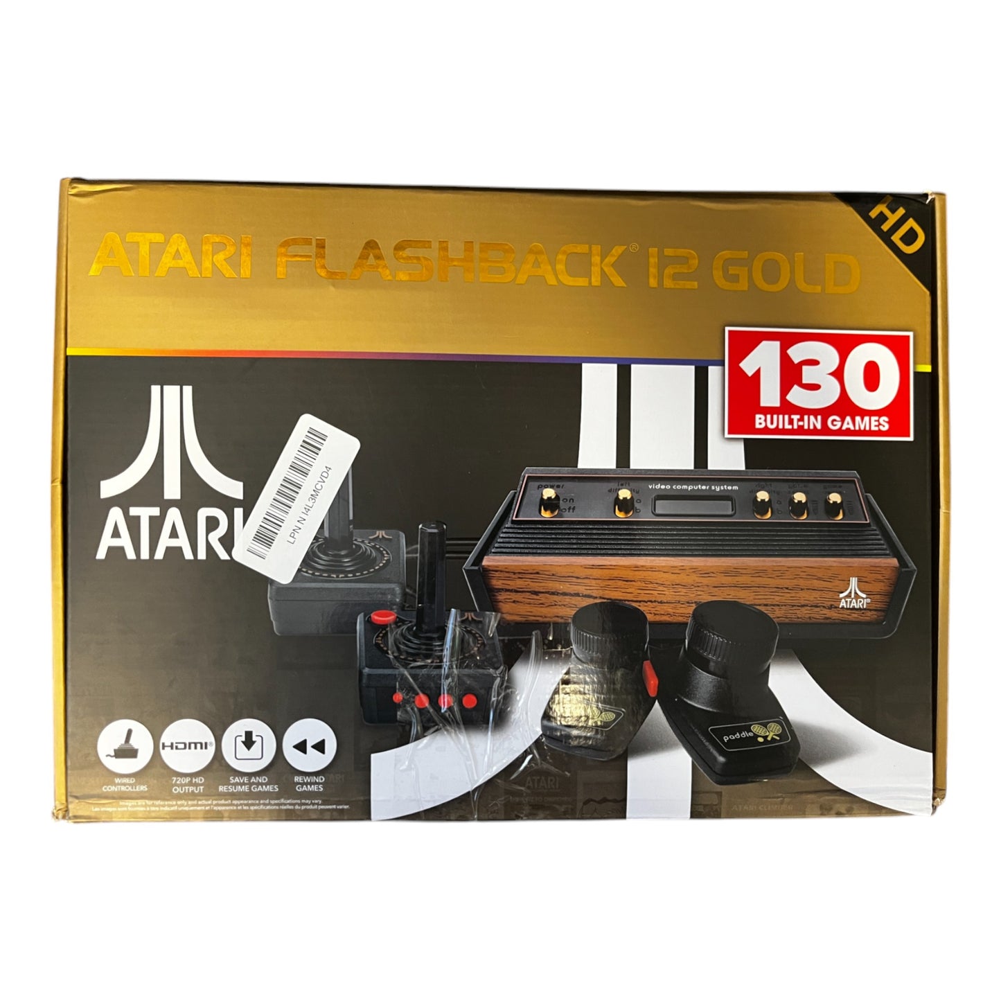 Atari Flashback 12 [Gold Edition] Plug & Play with 130 Preloaded Games (Used)