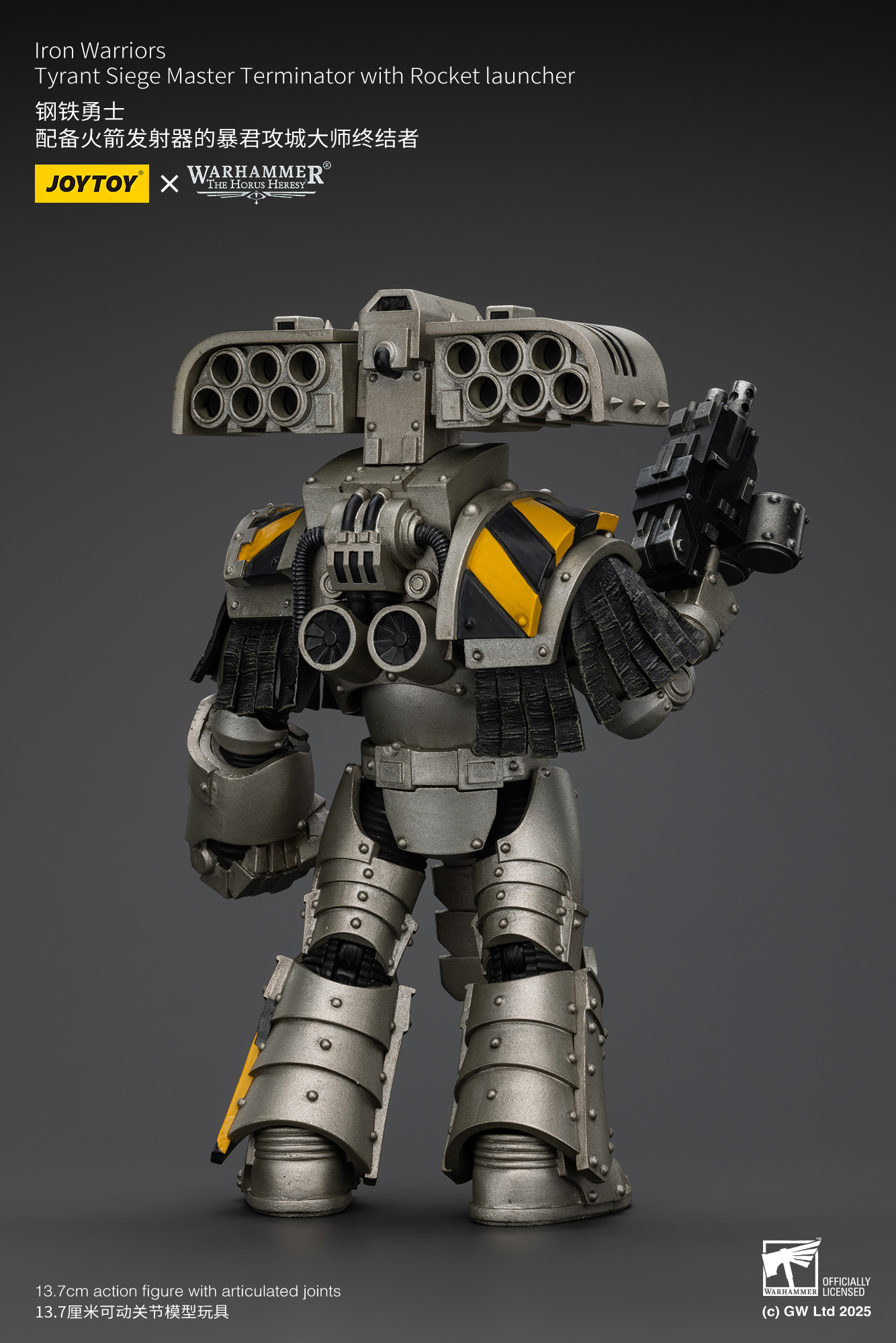 JOYTOY - lron Warriors Tyrant Siege Master Terminator with Rocket Launcher