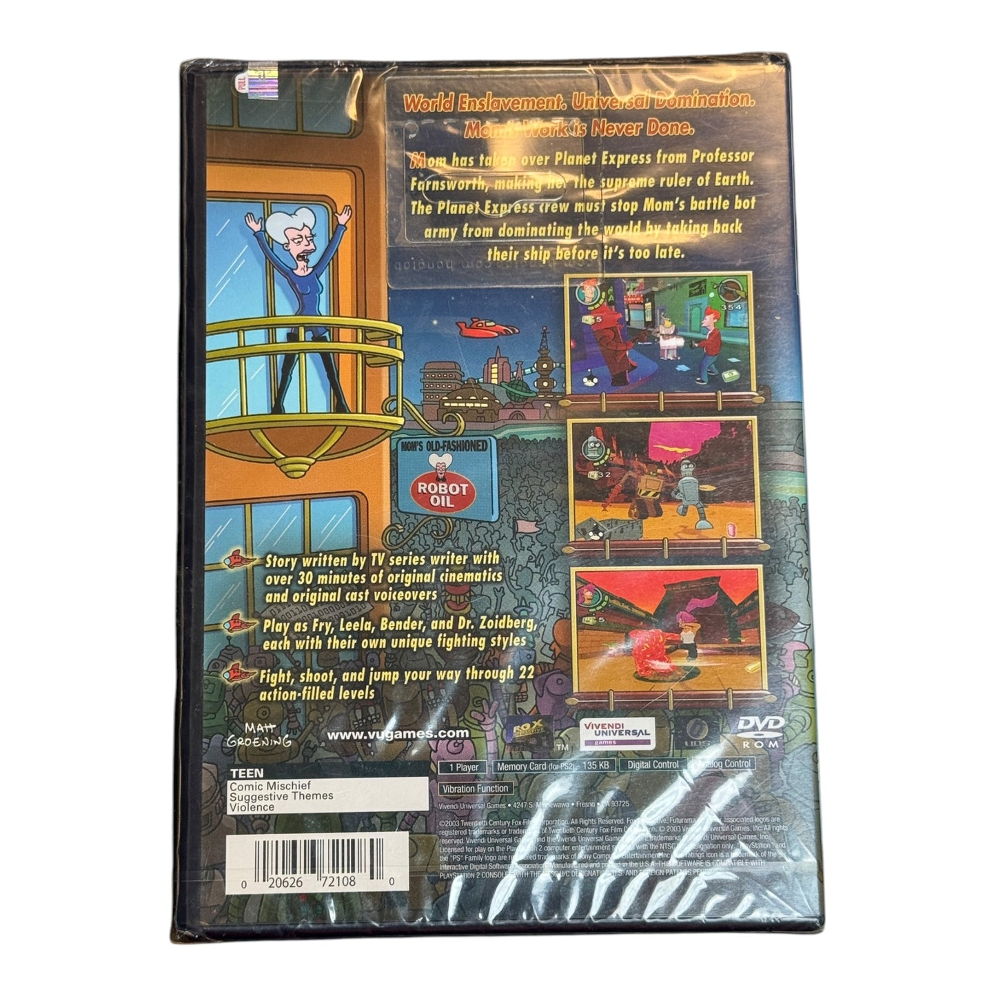 Futurama (PS2) New/Sealed