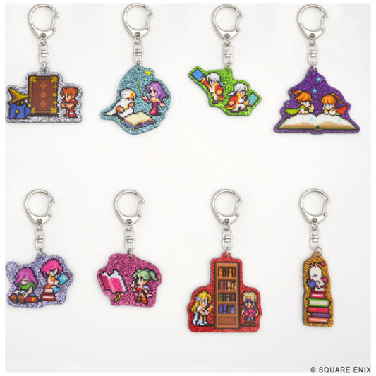 Final Fantasy Pixel Remaster Book Character Keychain Blind Bag