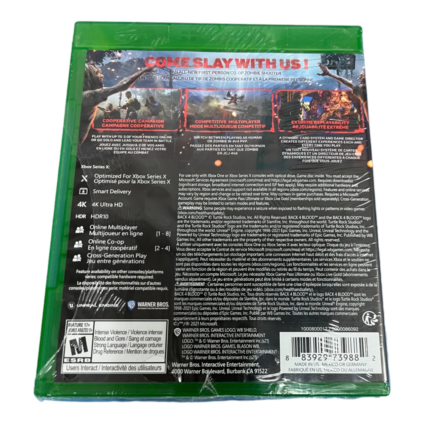 Back 4 Blood (Xbox One/Series X) - Sealed