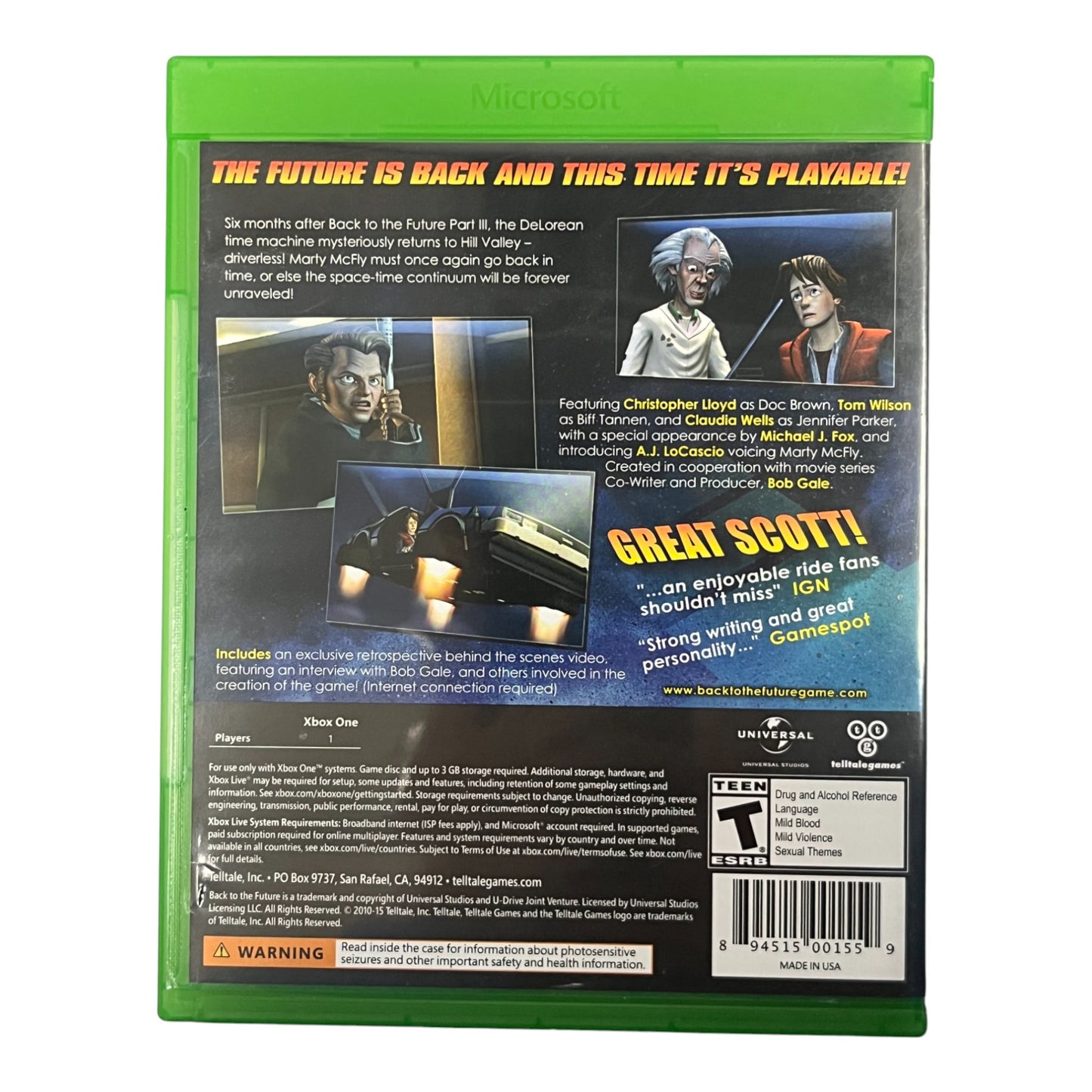 Back To The Future: The Game 30th Anniversary (Xbox One)