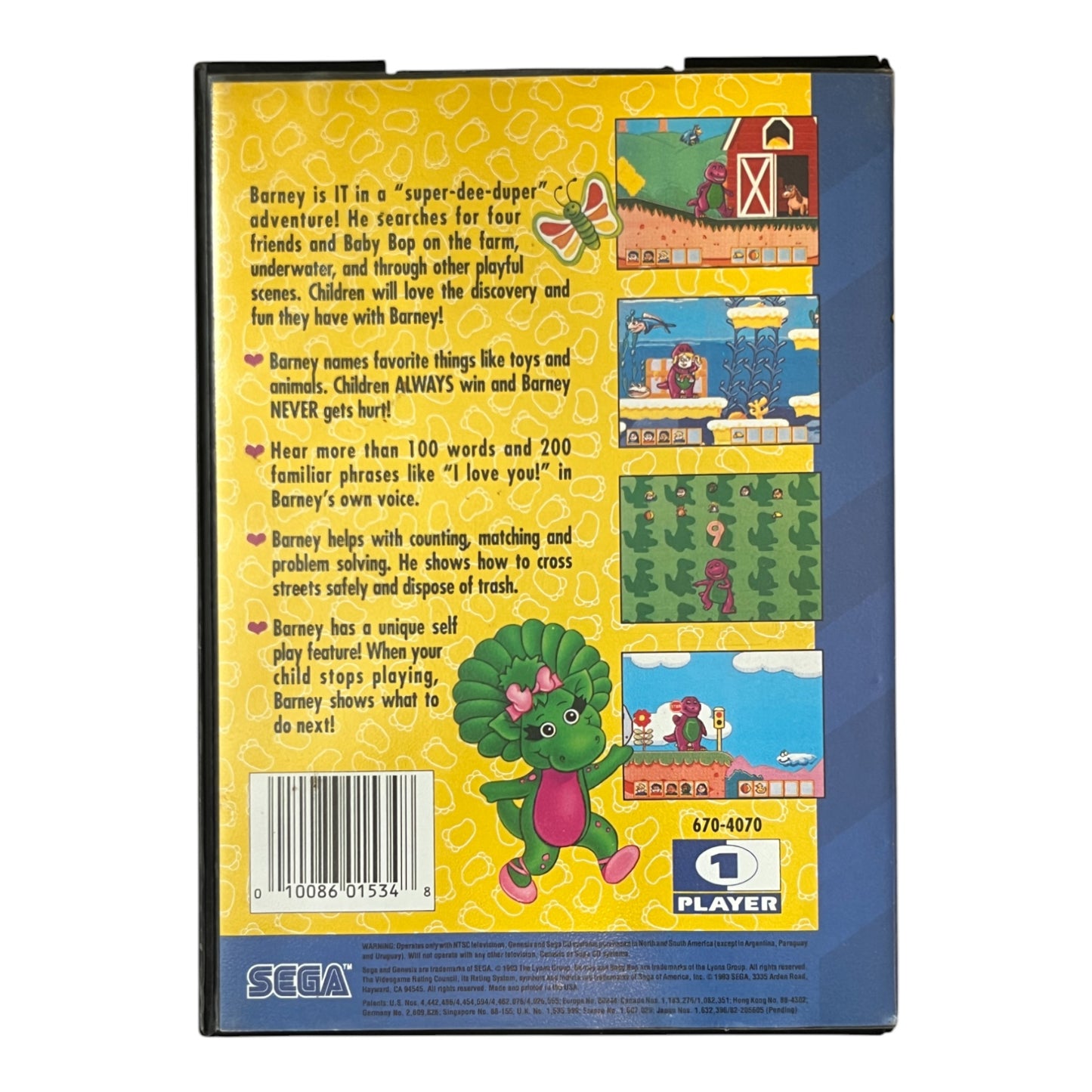 Barney Hide and Seek (Genesis)