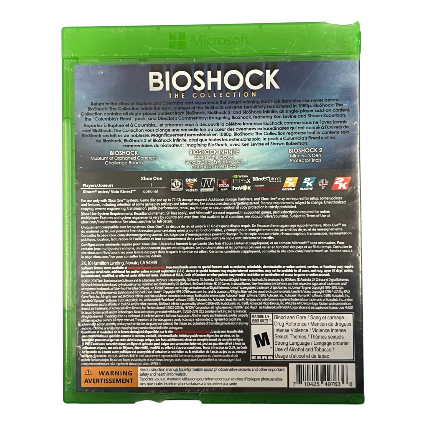 BioShock The Collection (Xbox One)