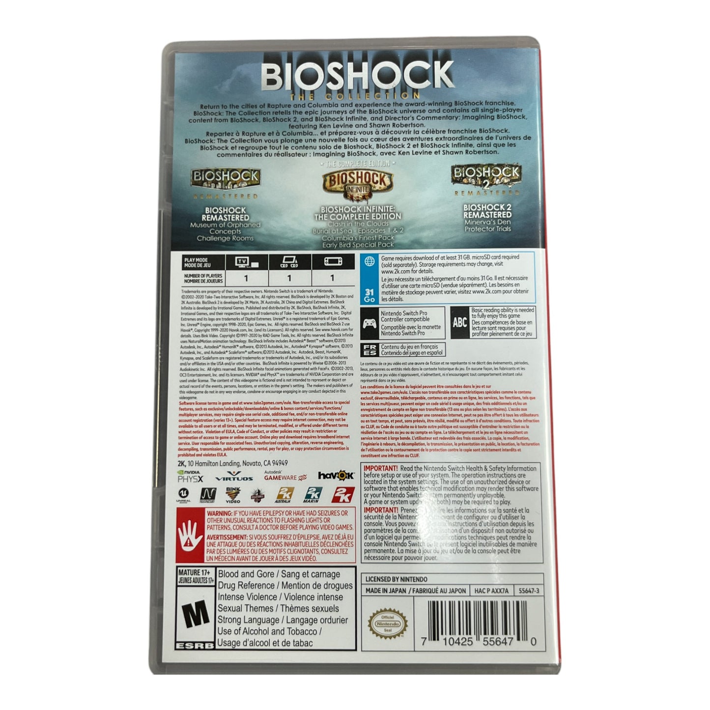 Bioshock: The Collection (Switch)