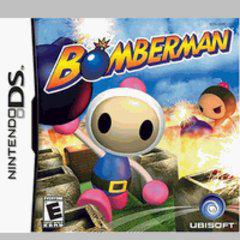 Nintendo DS game case for 'Bomberman' with colorful graphics and character design.