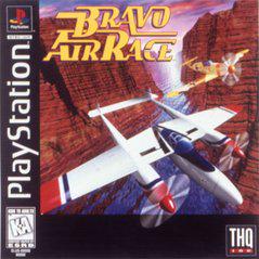 PlayStation game case for 'Bravo Air Rage' with an airplane and cityscape design.