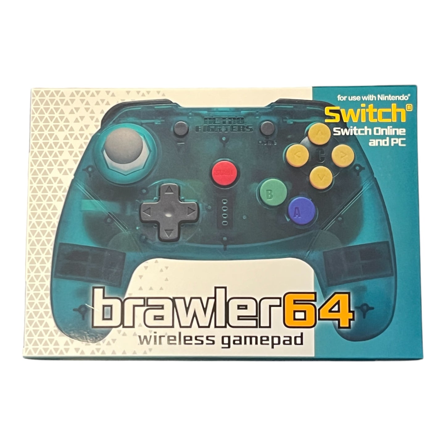 Brawler 64 Wireless Gamepad for N64, Nintendo Switch, Switch Online & PC - Various Colours