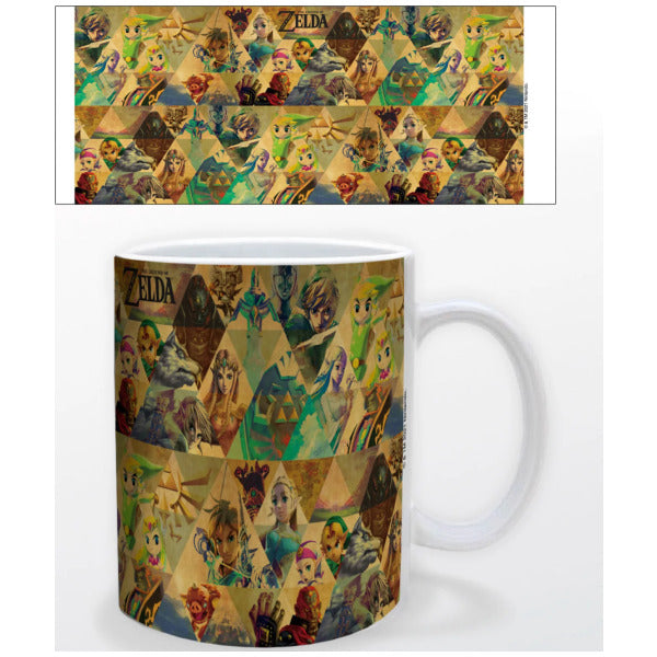 The Legend Of Zelda: Character Montage Mug