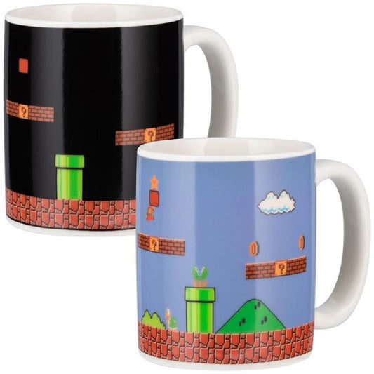 Super Mario Bros Level Heat Change 10 Oz. Ceramic Mug