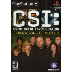 PlayStation 2 game cover for CSI: Crime Scene Investigation