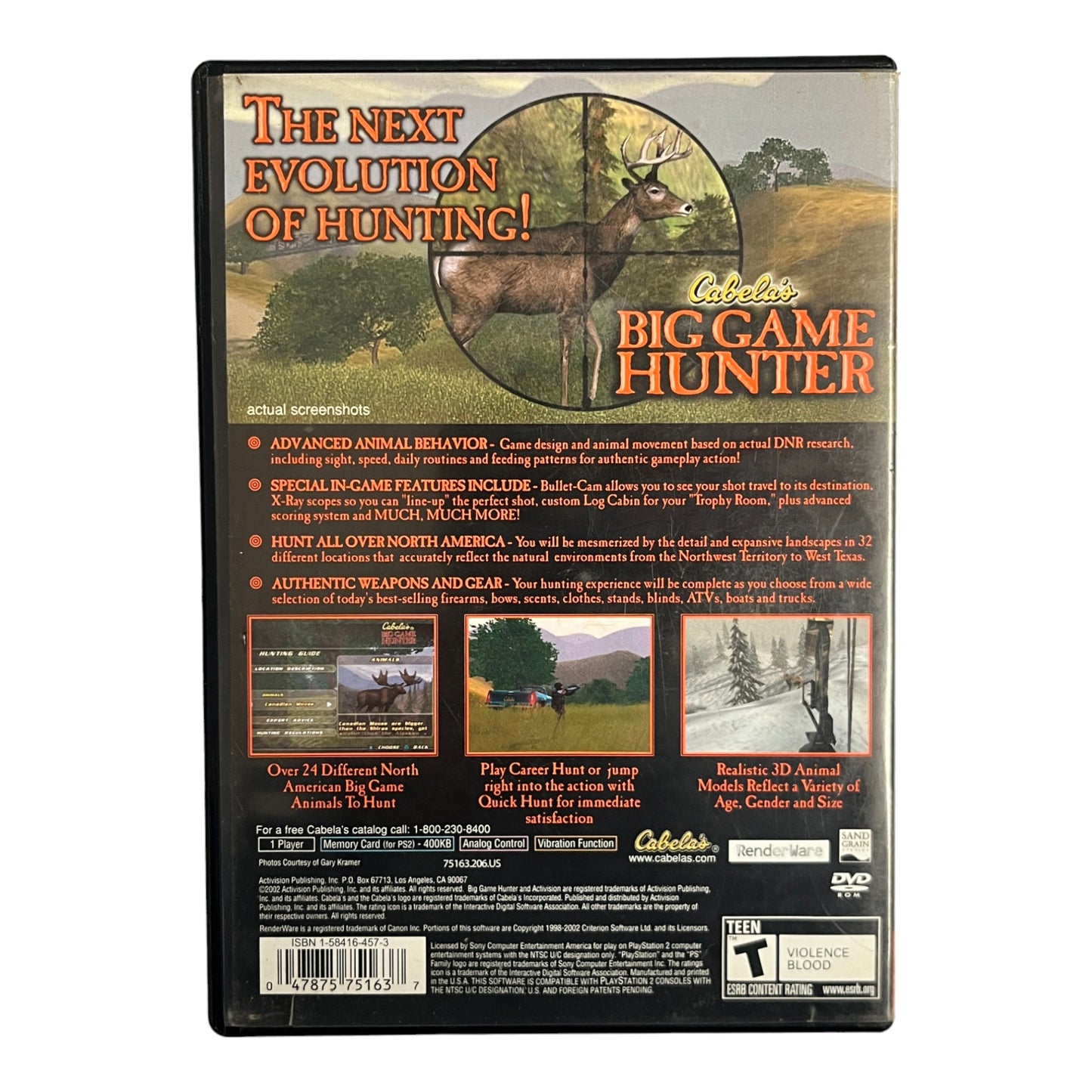 Cabela's Big Game Hunter [Greatest Hits] (PS2)