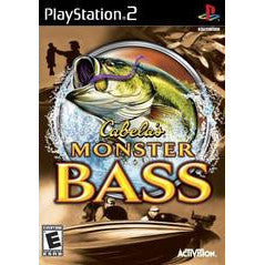 PlayStation 2 game cover for 'Labele's Monster Bass' with a bass fish illustration.