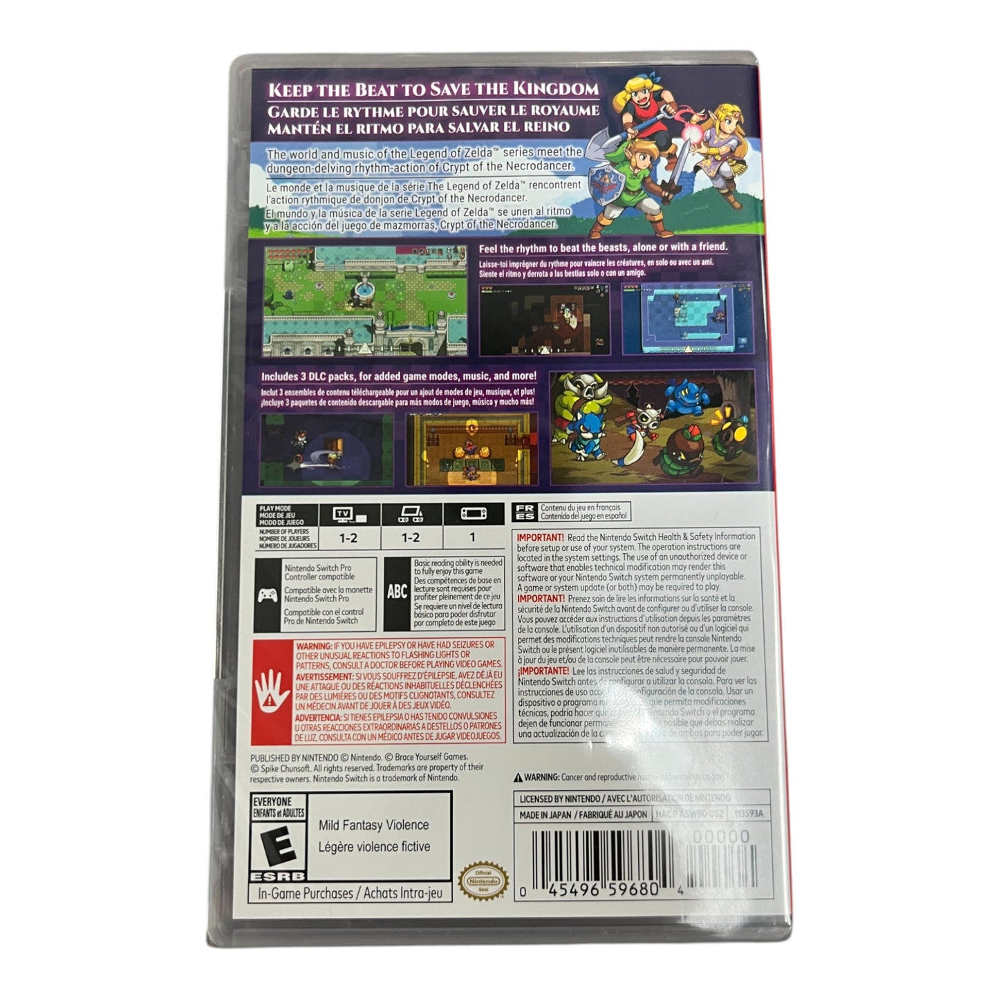 Cadence of Hyrule: Crypt of The Necrodancer (Switch) - Sealed