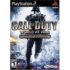 Call of Duty: World at War Final Fronts game case for PlayStation 2