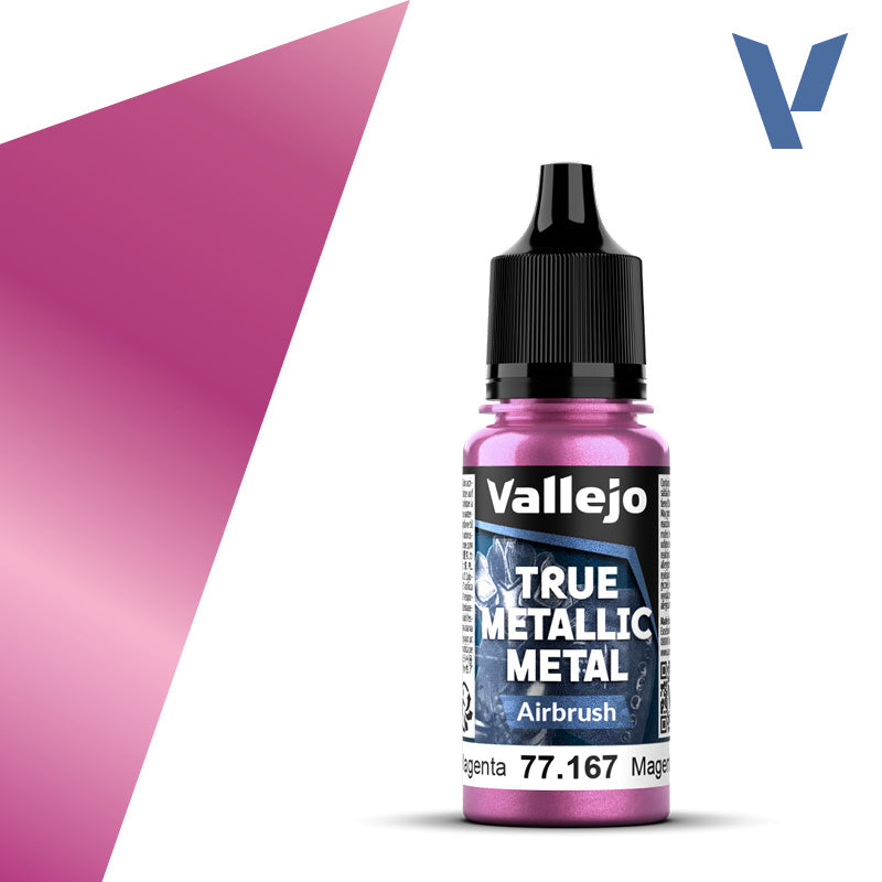 Vallejo - True Metallic Metal: Single Bottles – Crimson Magenta System 18ml