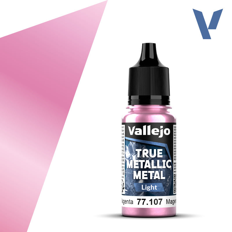 Vallejo - True Metallic Metal: Single Bottles – Crimson Magenta System 18ml