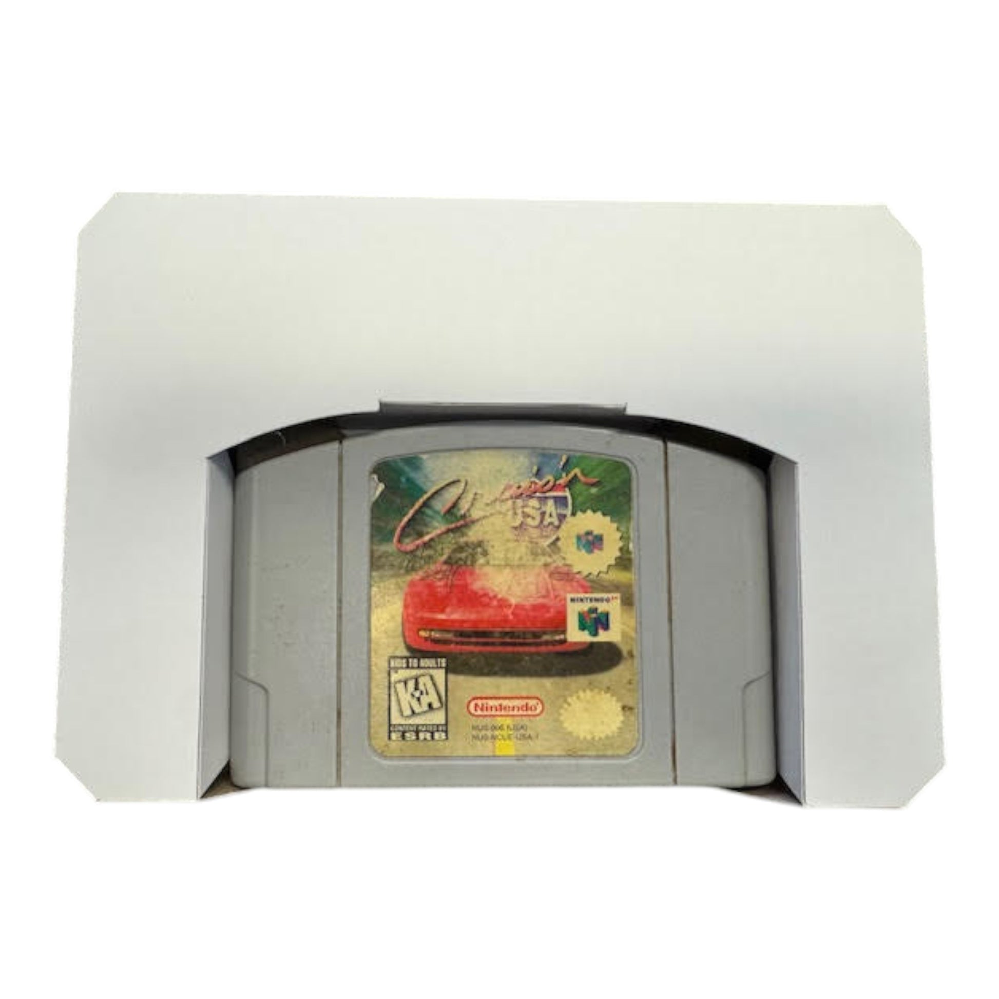 Nintendo 64 game cartridge on a white background